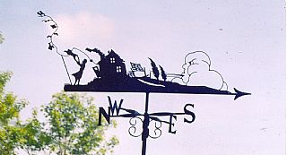 washing day weathervane